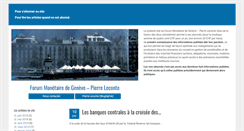 Desktop Screenshot of forum-monetaire.com