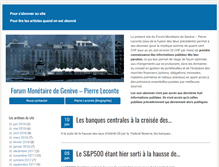 Tablet Screenshot of forum-monetaire.com